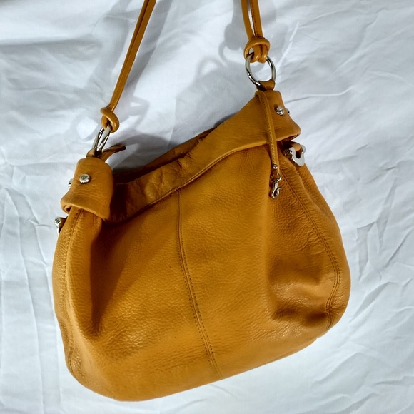 ALLISON SCOTT LEATHER HOBO BAG - Picture 1 of 8